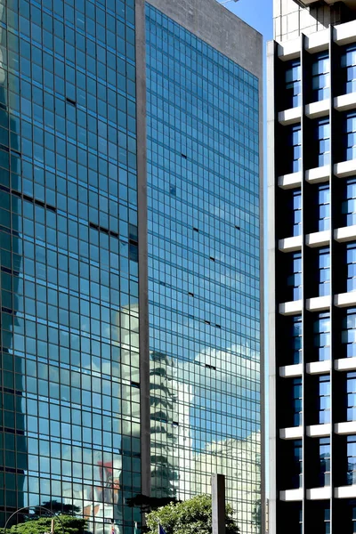 Glass Facade Modern Office Building — Stock Photo, Image