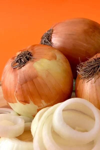 Close Garlic White Background — Fotografia de Stock