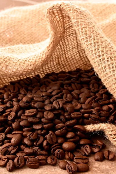 coffee beans in a bag