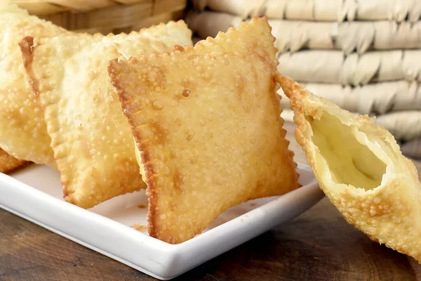 Patatas Fritas Crujientes Plato — Foto de Stock