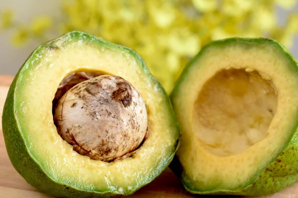 Avocado Wooden Table — Stock Photo, Image