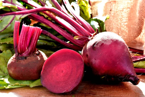 Färska Rödbetor Marknaden — Stockfoto