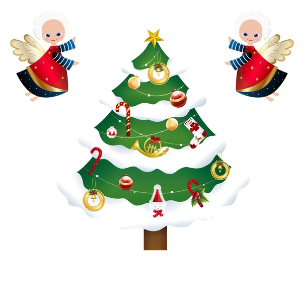 Collezione di diverse icone di Natale - Set di clipart di Natale — Foto Stock