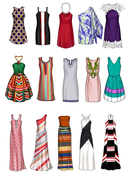 Colección de ropa de mujer diferente — Foto de Stock