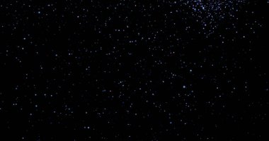 Siyah arkaplanda uçan toz parçacıkları