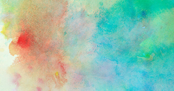 Abstract watercolor styled background with copy space.