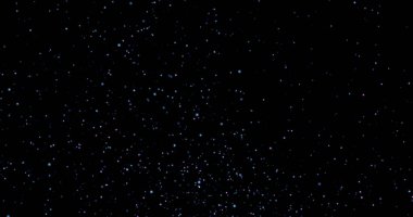 Siyah arkaplanda uçan toz parçacıkları