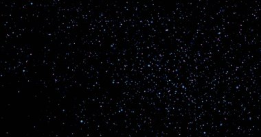 Siyah arkaplanda uçan toz parçacıkları