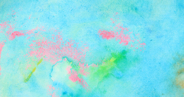 Abstract watercolor styled background with copy space.