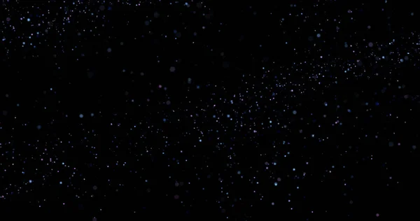Ιπτάμενα Σωματίδια Σκόνης Μαύρο Φόντο — Φωτογραφία Αρχείου