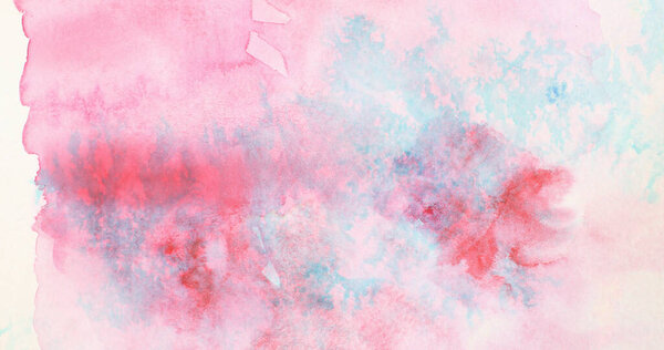Abstract watercolor styled background with copy space.