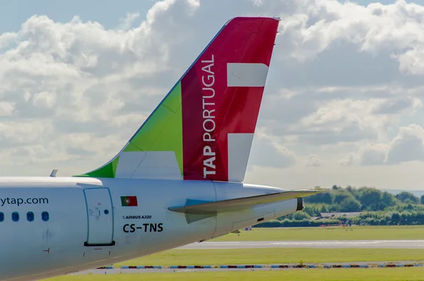 Air Portugal (Tap) Airbus A320 staart — Stockfoto