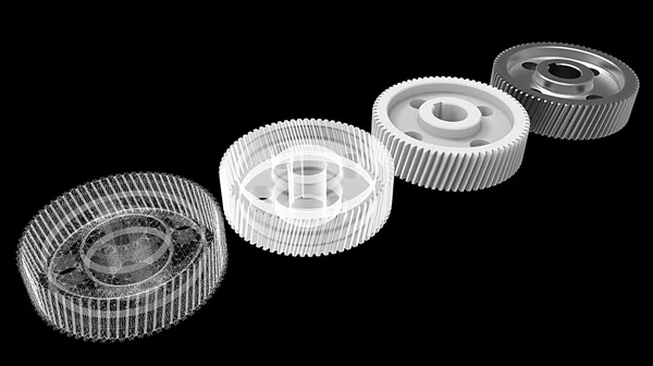 3D dişli hazırlama ve yazdırma