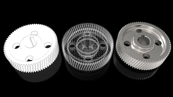 3D dişli hazırlama ve yazdırma