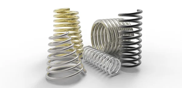 Beyaz bir arka plan bahar