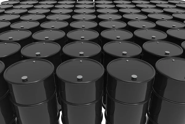 Group of barrels of oil — Stock Photo, Image