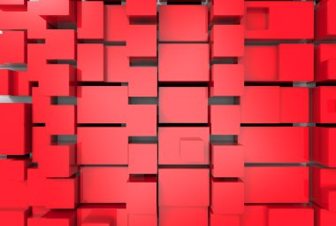 Küpler ile soyut arkaplan