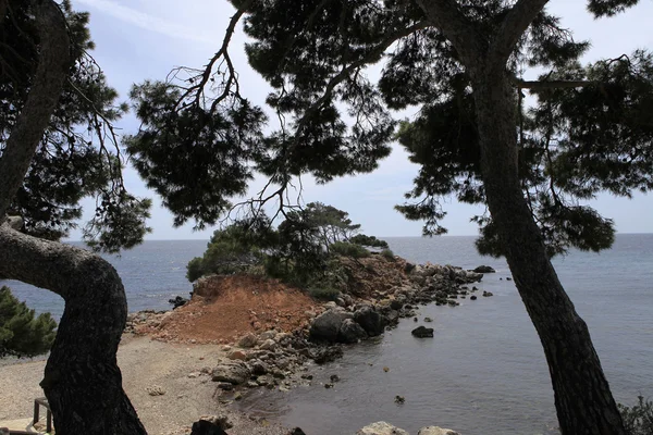 Costa en Bandol, riviera francés, francia — Foto de Stock