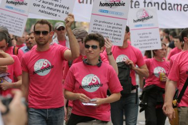 Eşcinsel gurur 2013, Paris, Fransa