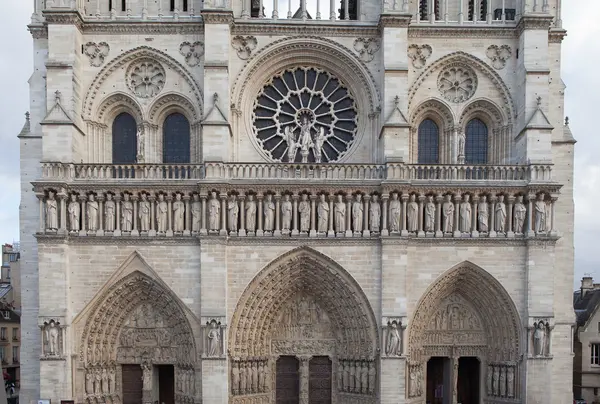 Katedra Notre Dame de Paris, Francja — Zdjęcie stockowe