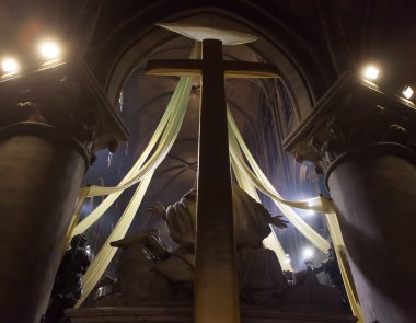 iç Notre Dame Katedrali, Paris, Fransa