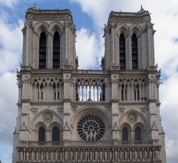 Cathedral Notre Dame de Paris, Franciaország — Stock Fotó