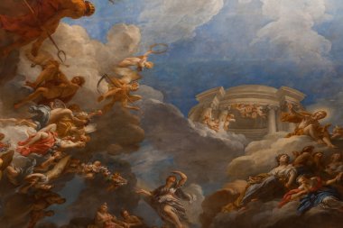 İç mekanlar ve ayrıntılarını Chateau de Versailles, Fransa