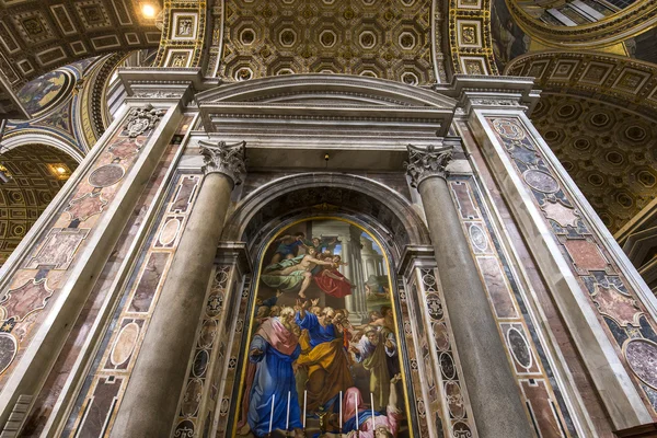 Basiliek van Heilige Peter, Vaticaanstad, het Vaticaan — Stockfoto