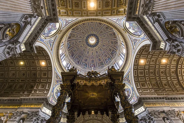 Basilica of saint Peter, Vatikán, Vatikán — Stock Fotó