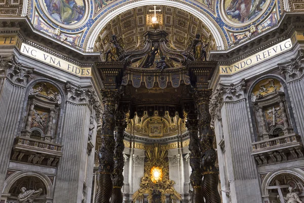 Basílica de San Pedro, Ciudad del Vaticano, Vaticano — Foto de Stock