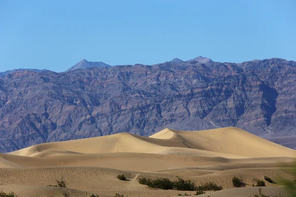 Dunas no parque nacional do vale da morte, Califórnia, EUA — Fotografia de Stock