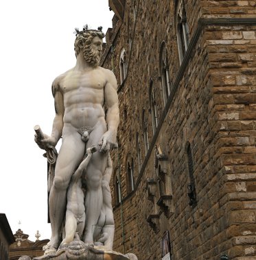 Heykeller, piazza della signoria, Florence, İtalya