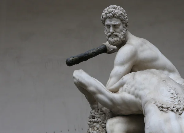 Statues in piazza della signoria, Florence, Italy — Stock Photo, Image