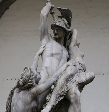 Heykeller, piazza della signoria, Florence, İtalya