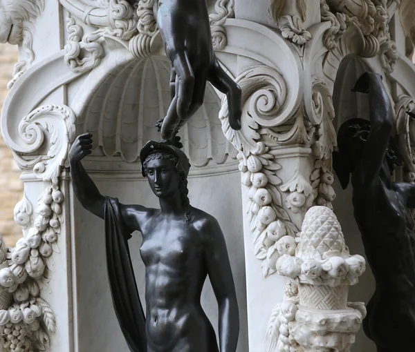 Statue in piazza della signoria, Firenze — Foto Stock