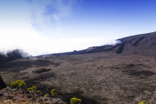 冰锥德拉斯活火山，留尼汪岛法国 — 图库照片