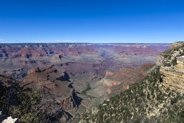 Colorado Grand Canyon, da borda sul, Arizona — Fotografia de Stock