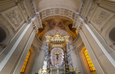 iç mekanlar ve ayrıntıları ile Hotel des Invalides, Paris, Fransa