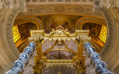 iç mekanlar ve ayrıntıları ile Hotel des Invalides, Paris, Fransa