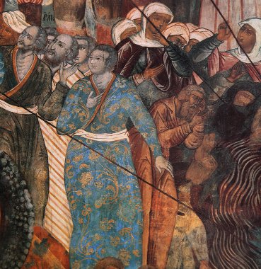 Bizans kutsal kişilerin resmi içinde başkalaşım Manastırı, Iaroslavl, Rusya Federasyonu