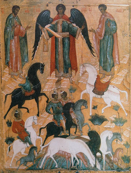 Mozaik kilisede Savior Neredica, Novgorod, Rusya Federasyonu