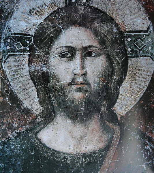 Fresco en Basilica di Santa Cecilia in Trastevere, Roma, Italia — Foto de Stock