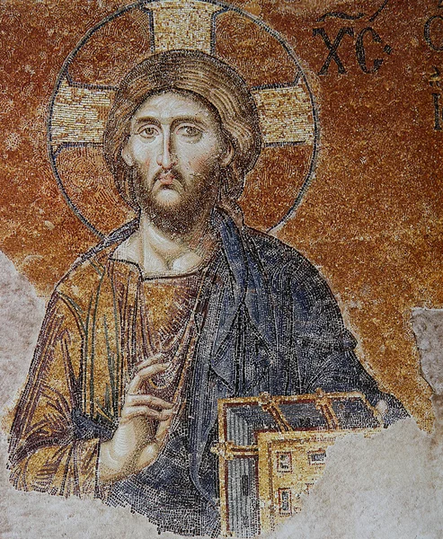 Mosaico en Palacio de los normandos, Palermo, Sicilia, italia — Foto de Stock
