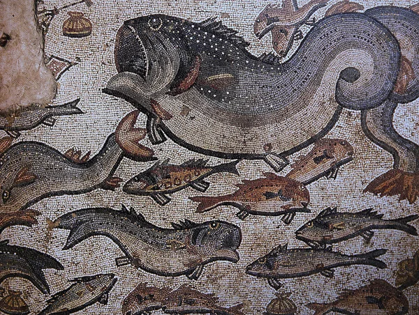 Mosaik im Baptisterium, Ravenna, Italien — Stockfoto