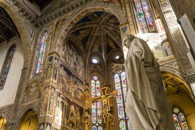 Basilica of santa croce, florence, İtalya