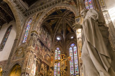 Basilica of santa croce, florence, İtalya