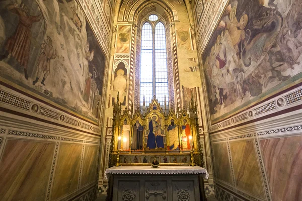 Basiliek van santa croce, florence, Italië — Stockfoto