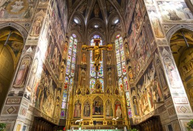 Basilica of santa croce, florence, İtalya