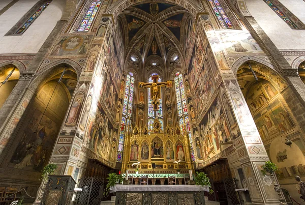 Basilica of santa croce, florence, İtalya — Stok fotoğraf