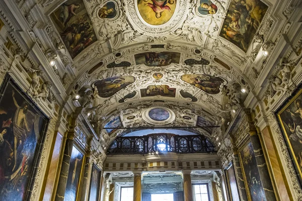 Interiores e detalhes da catedral de Siena, Siena, Itália — Fotografia de Stock